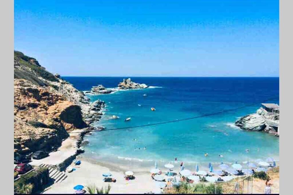 Eleni Sea View Luxury Apartment In Mades Ligaria  Bagian luar foto